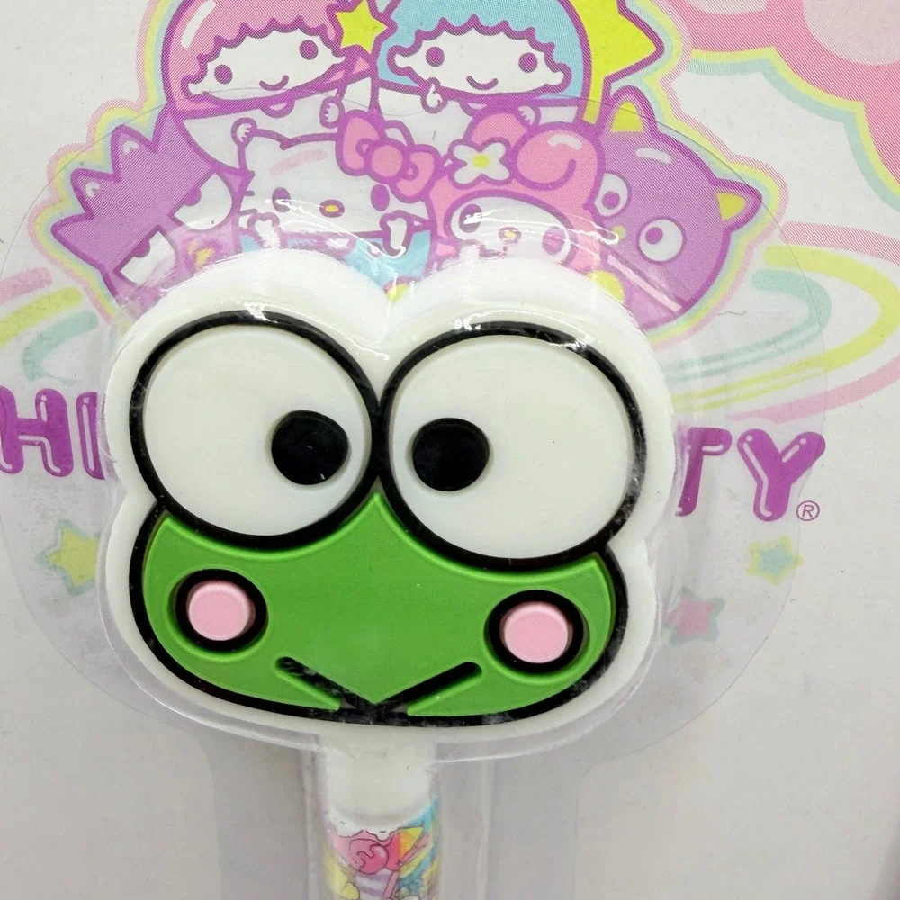 Sanrio Hello Kitty Keroppi Rainbow Novelty Pen Set 2pk Black Ink Kawaii Pens